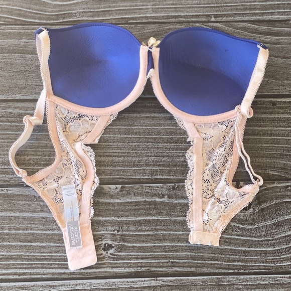 32C Colorblock Lace Very Sexy Push Up Bra - Picture 3 of 5